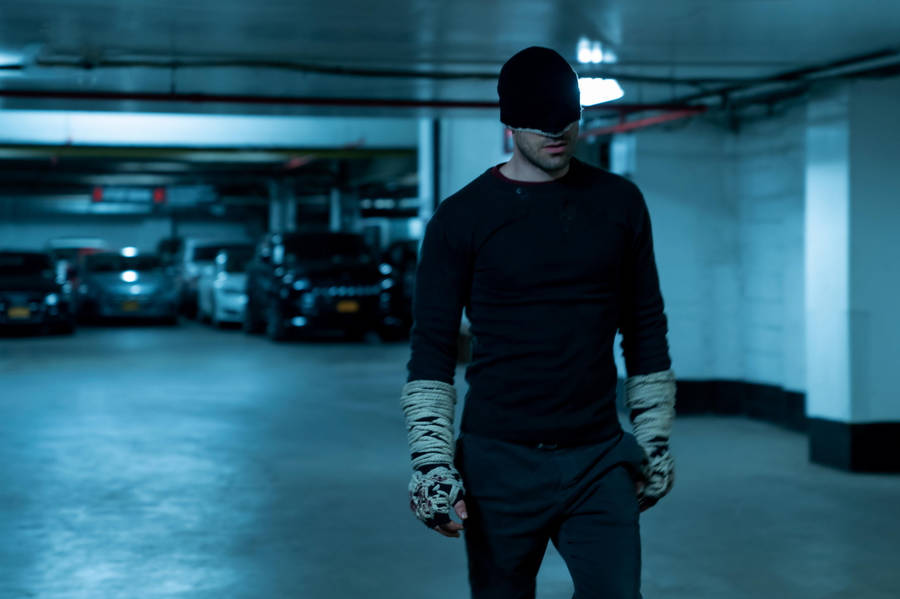 Tv 4k Daredevil Black Costume Wallpaper