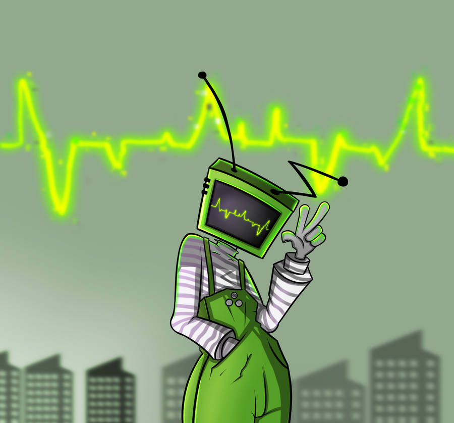 Tv Head Heart Rate Wallpaper
