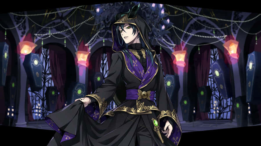 Twisted Wonderland Characterin Enchanted Forest Wallpaper