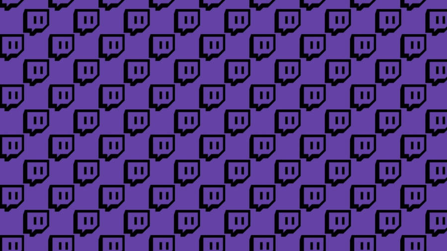 Twitch Icon Patterns Wallpaper