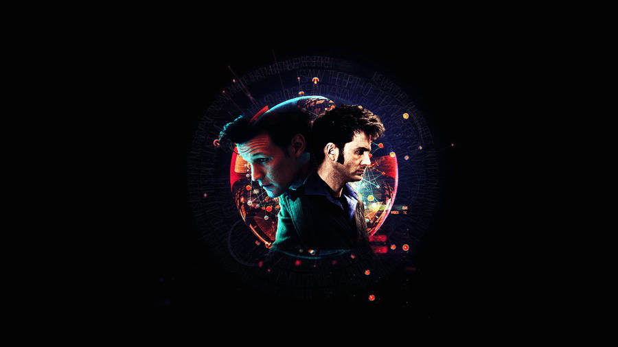 Two Of The Best - The Tenth And Eleventh Doctors Wallpaper