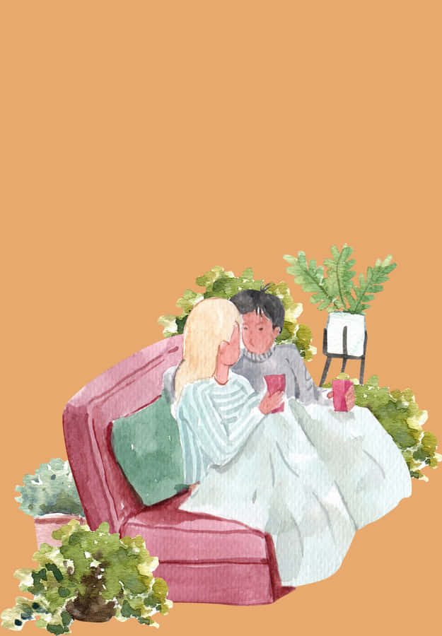 Two Soccer Players Celebrating A Goal Wallpaper