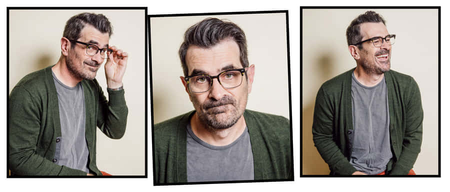 Ty Burrell Smiling In A Sophisticated Attire Wallpaper