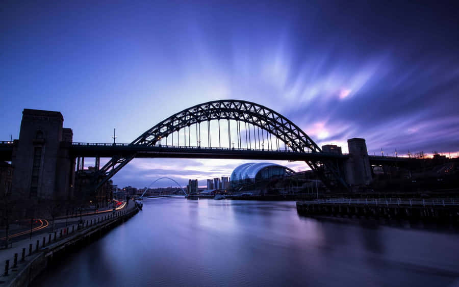 Tyne Bridge Dusk Newcastle Wallpaper