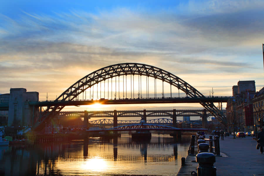 Tyne Bridge Sunset Newcastle Wallpaper