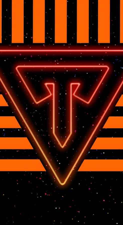 Typical Gamer Neon Logo Wallpaper