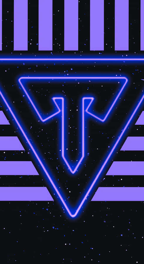 Typical Gamer Neon Logo Wallpaper