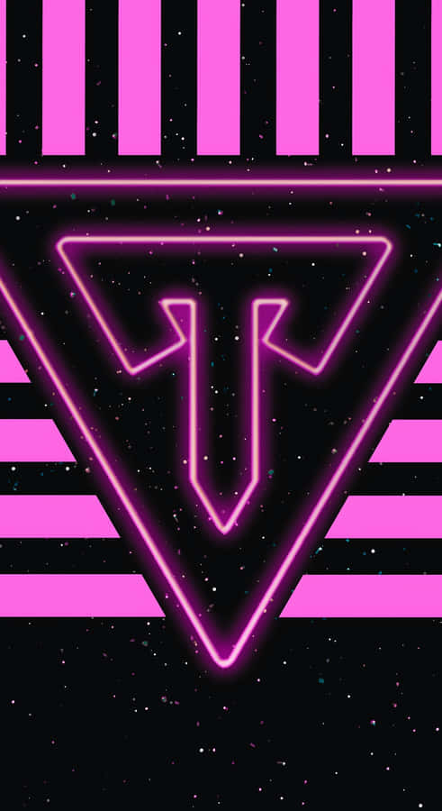 Typical Gamer Neon Logo Wallpaper