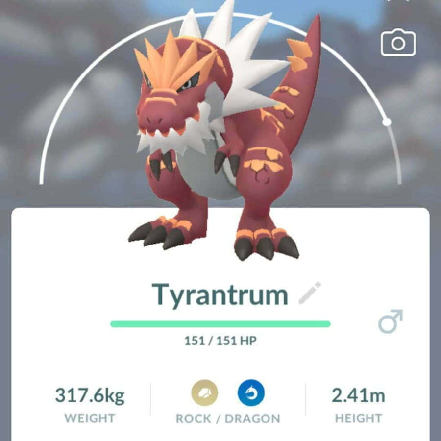 Tyrantrum Pokemon Go Stats Wallpaper