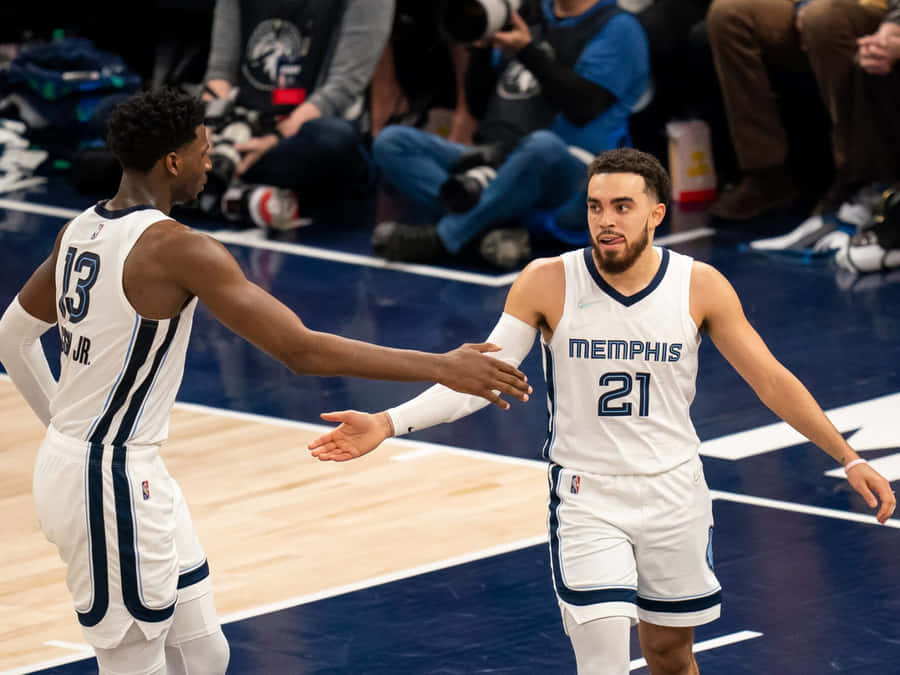 Tyus Jones And Jaren Jackson Jr. Wallpaper