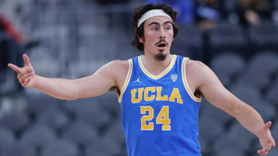 U C L A Basketball Player Gesture Wallpaper