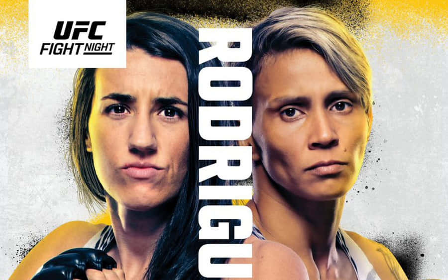 U F C Fight Night Rodriguezvs Lemos Promotional Poster Wallpaper