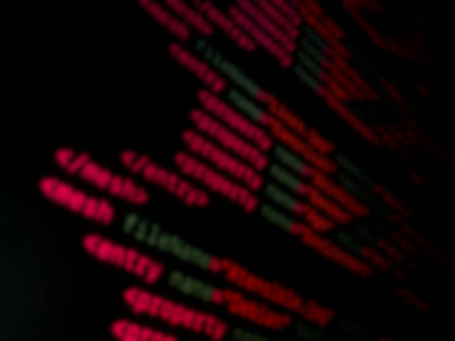 Ubuntu Blurry Command Interface Wallpaper