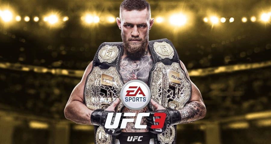 Ufc Double Champion In Action Wallpaper