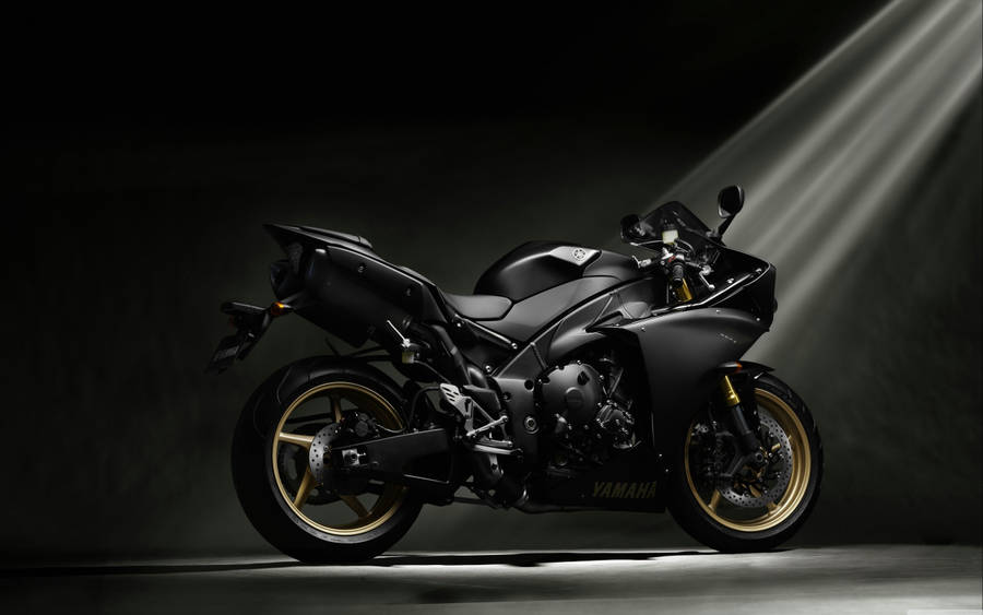 Ultra Hd Matte Black Motorcycle Wallpaper