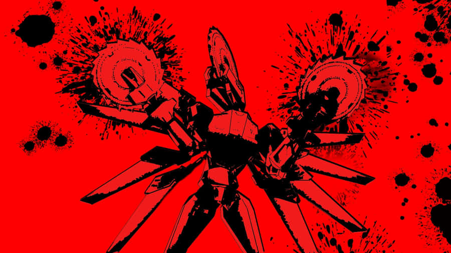 Ultrakill Red Explosive Action Wallpaper