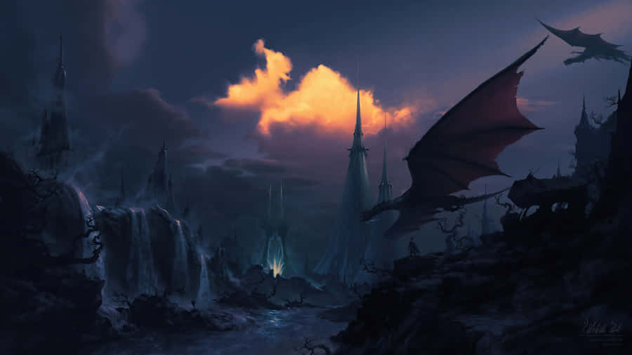 Unbridled Power, Epic Dragon 4k Wallpaper