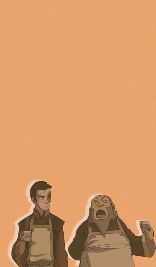 Uncle_ Iroh_and_ Companion_ Tea_ Time Wallpaper