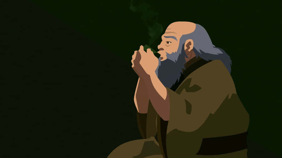 Uncle_ Iroh_ Contemplative_ Moment Wallpaper