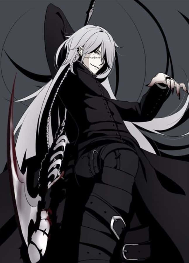 Undertaker - The Mysterious And Enigmatic Grim Reaper From Black Butler Wallpaper