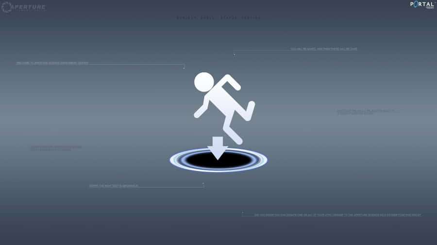 Unfortunate Fall - Vital Slips Into Manhole Wallpaper