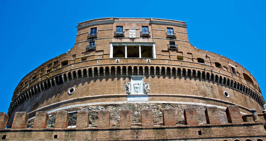 Unique Monument Of Castel Santangelo Wallpaper