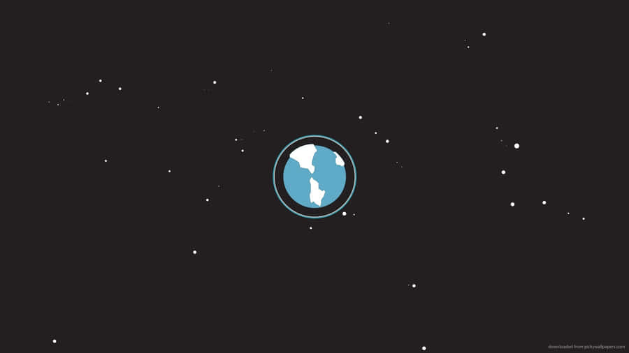 Uniquely Aesthetic Dual-monitor Computer Setup. Wallpaper