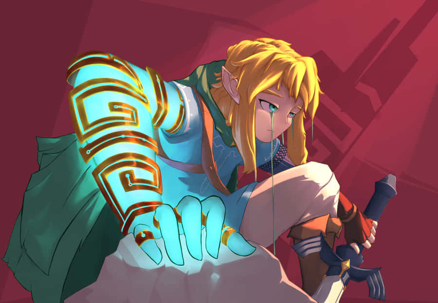 Unite With Link And Experience The Adventure Of A Lifetime In The Legend Of Zelda: Tears Of The Kingdom Wallpaper