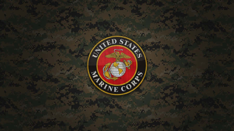 United States Marines Charge Into Battle Wallpaper