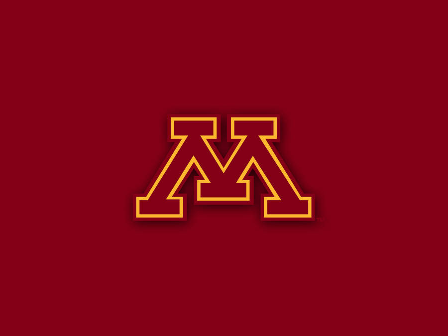 University Of Minnesota Icon In Red Wallpaper