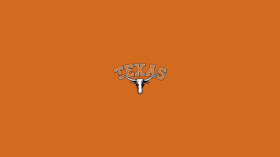 University Of Texas Logo In Orange Wallpaper