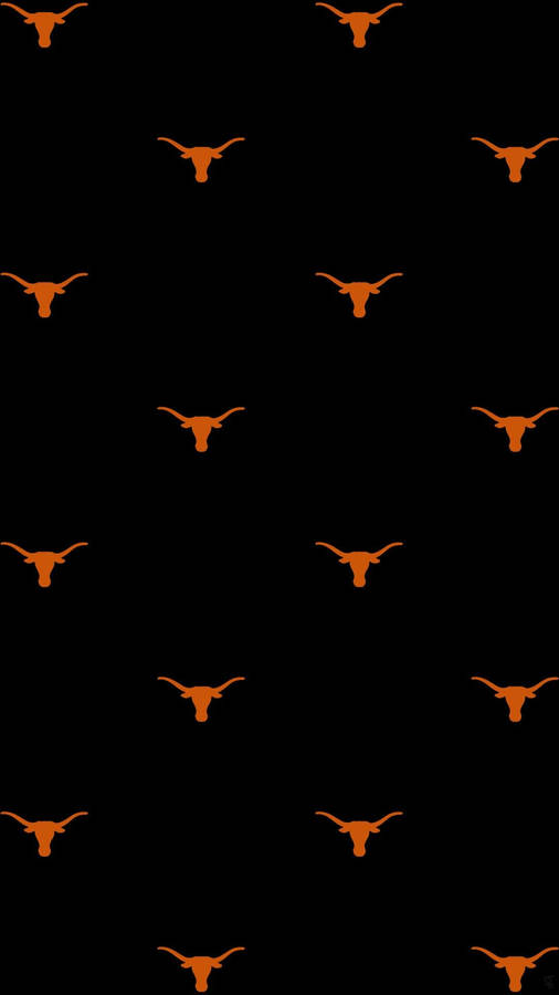 University Of Texas Longhorns Logo Pattern Wallpaper