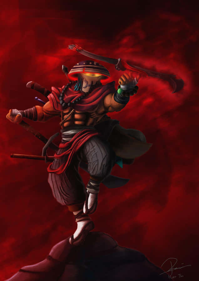 Unleash The Might Of Dota 2's Juggernaut Wallpaper