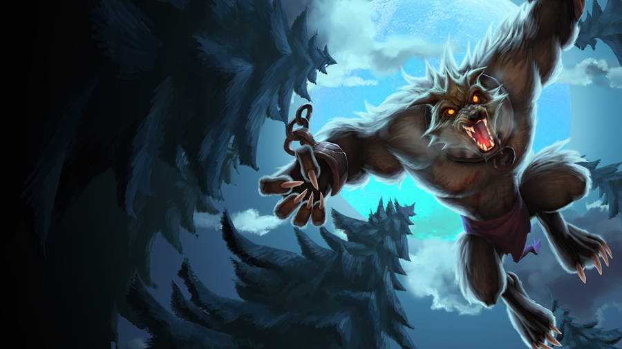 Unleash The Power Of Warwick With League Of Legends Wallpaper
