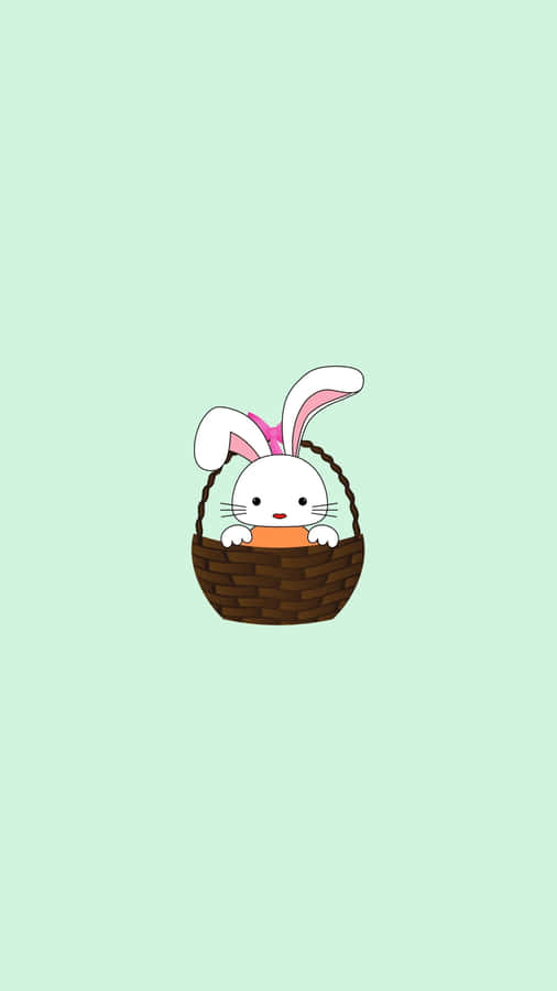 Unleash Your Cuteness With This Adorable Kawaii Bunny Wallpaper! Wallpaper