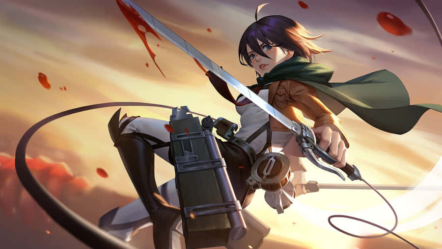 Unleash Your Inner Warrior In Attack On Titan Video Game Wallpaper