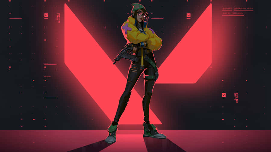 Unlock New Abilities With Killjoy In Valorant Wallpaper