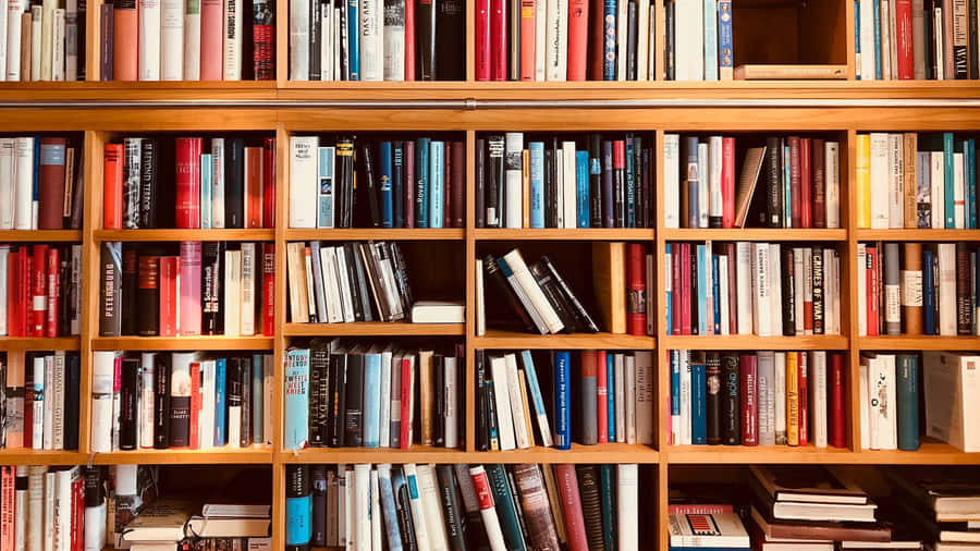 Unlock The Magic Of Knowledge And Literature In The Cozy Comfort Of Your Own Home. Wallpaper