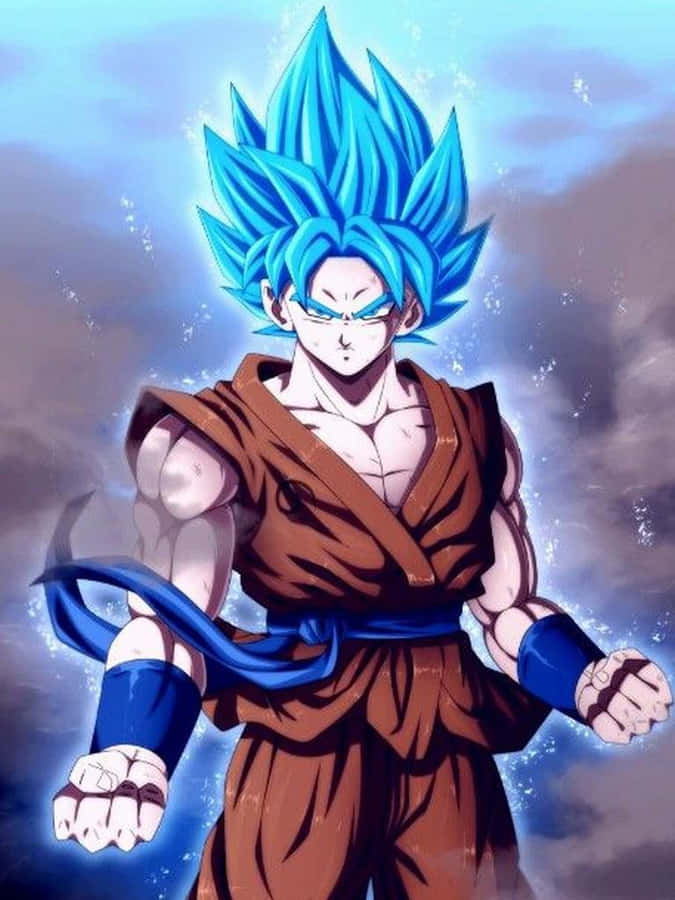 Unlock Your Super Saiyan Blue Potential Wallpaper