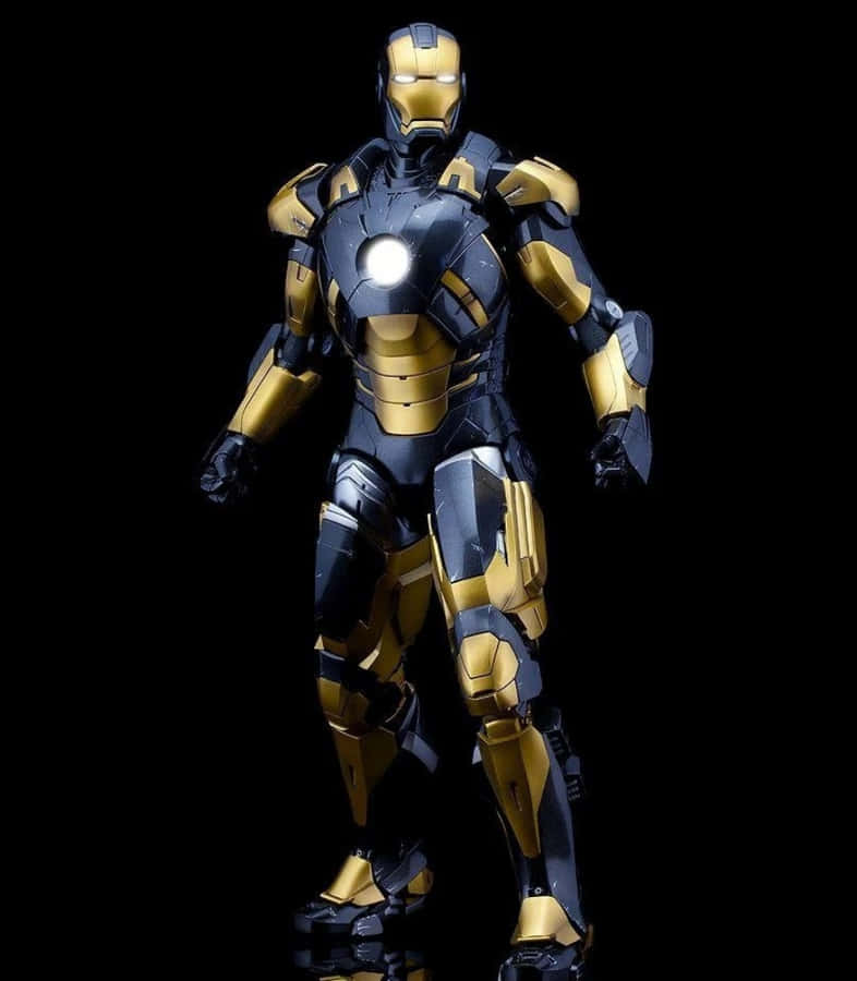 Unlocking The Power Of Vibranium With The Innovative Vibranium Suit Wallpaper