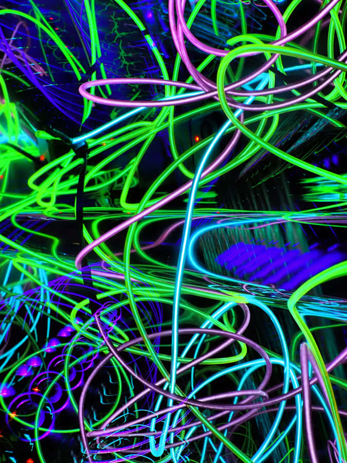 Unorthodox Colorful Lines Wallpaper