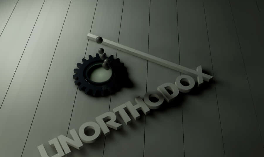 Unorthodox Icon In White Wood Wallpaper