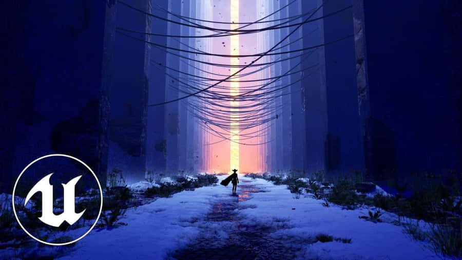 Unreal Engine 5 Forest Scene Wallpaper