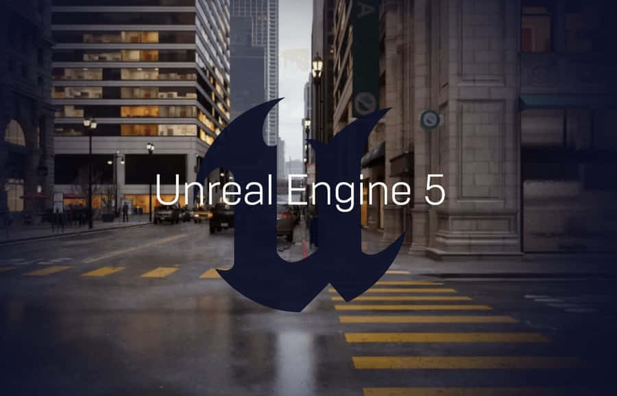 Unreal Engine 5 Logo Wallpaper