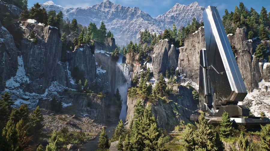 Unreal Engine 5 Mountain Landscape Wallpaper