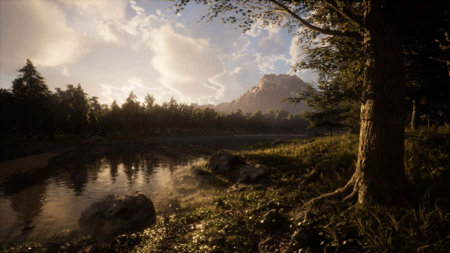 Unreal Engine 5 Realistic Landscape Wallpaper