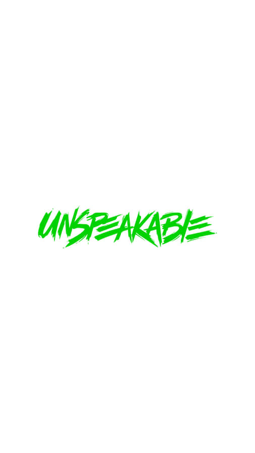 Unspeakable Green Logo Wallpaper