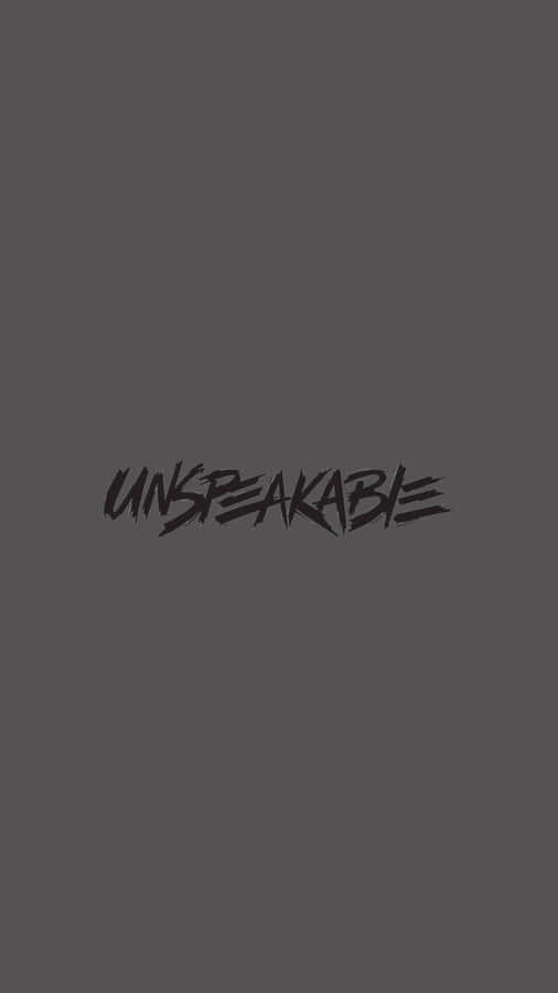 Unspeakable Logo Design Wallpaper