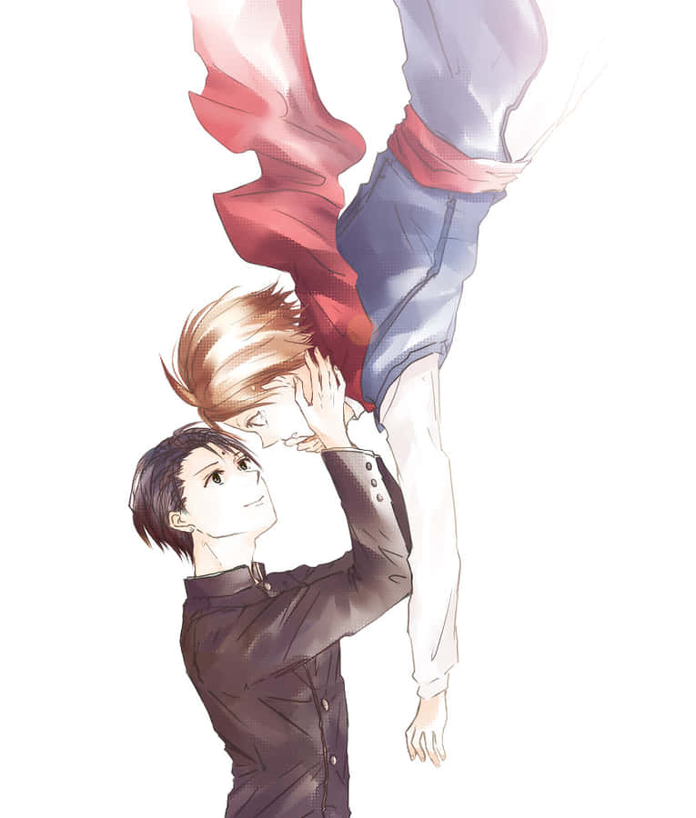 Upside Down Embrace Wallpaper