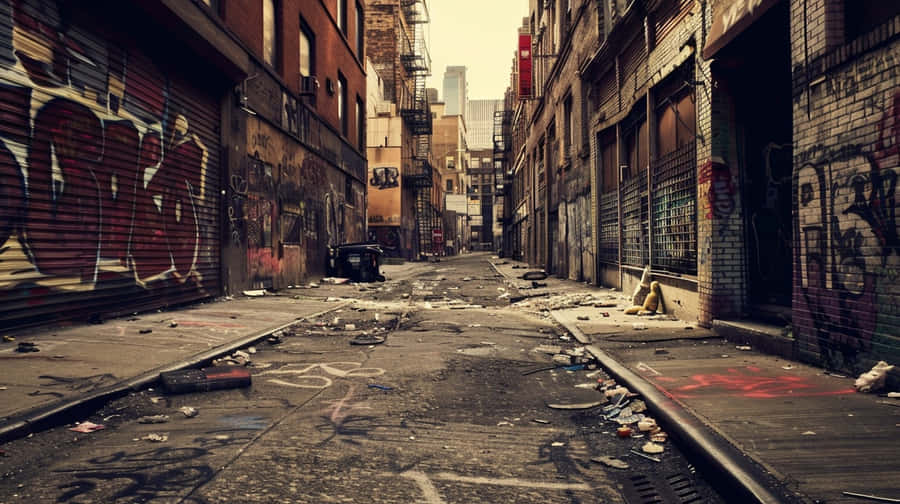 Urban_ Decay_ Alleyway Wallpaper